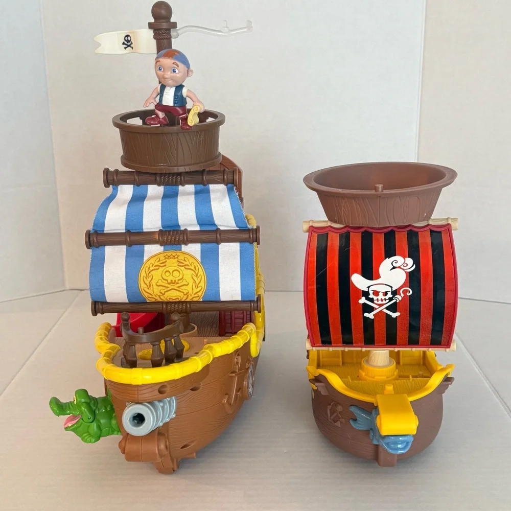 Fisher Price Disney Jake & the Never Land Pirate Ship Bucky & Hook’s Jolly Roger - Picture 11 of 17